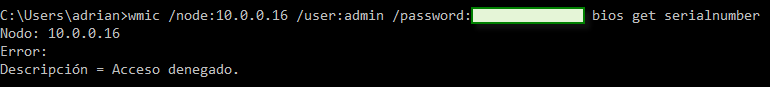 Error - &ldquo;El servidor RPC no está disponible&rdquo; (wmic)
