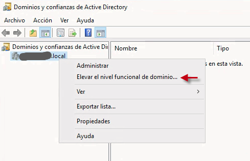 Figura 1: Elevar el nivel funcional del dominio&mldr;