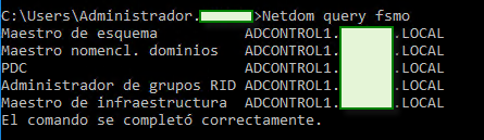 netdom query fsmo
