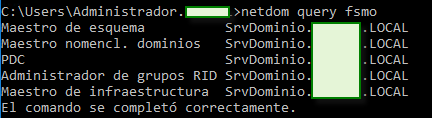 netdom query fsmo